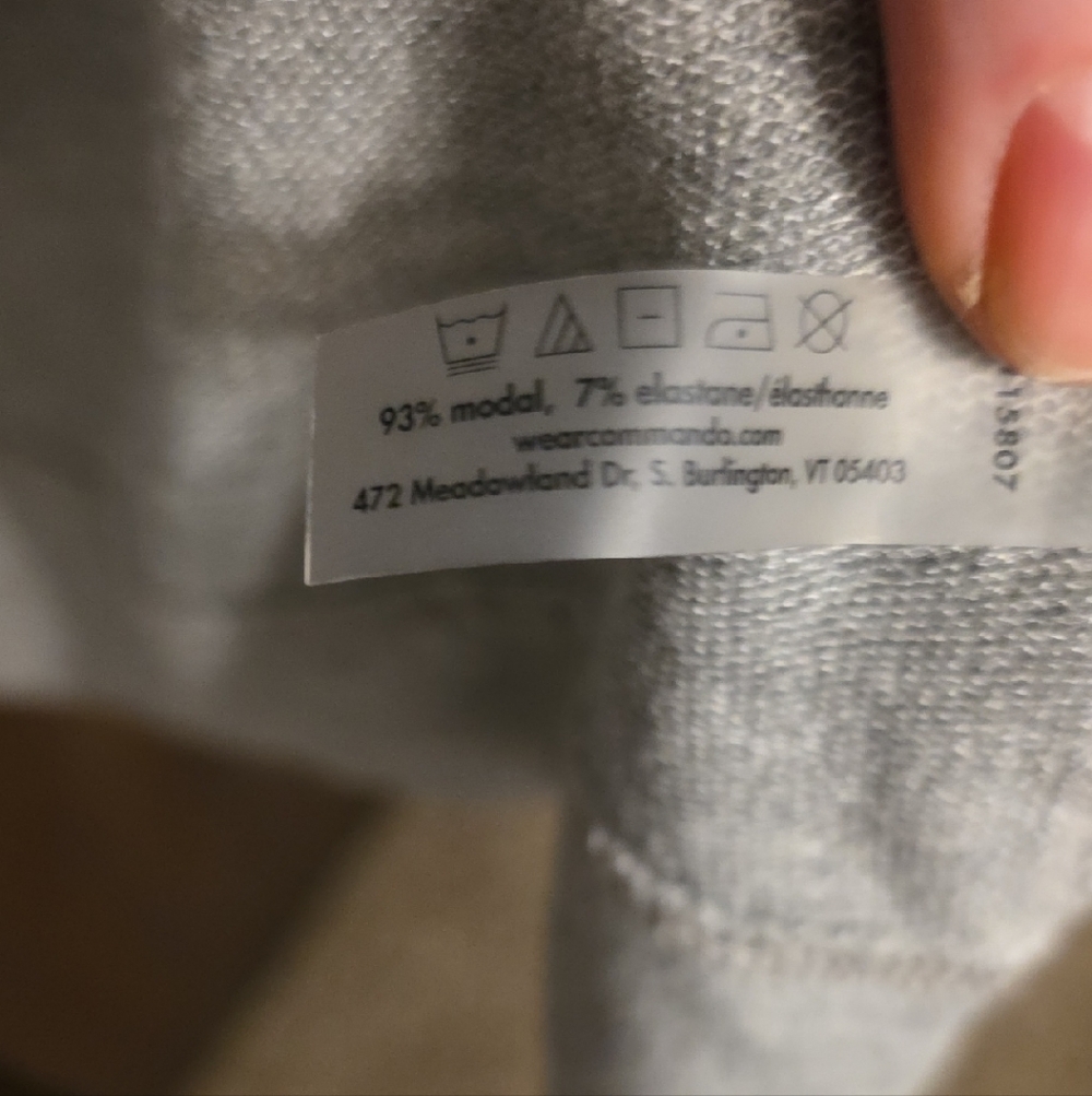Commando Light Gray Knit Robe/Cardigan - Picture 3 of 6